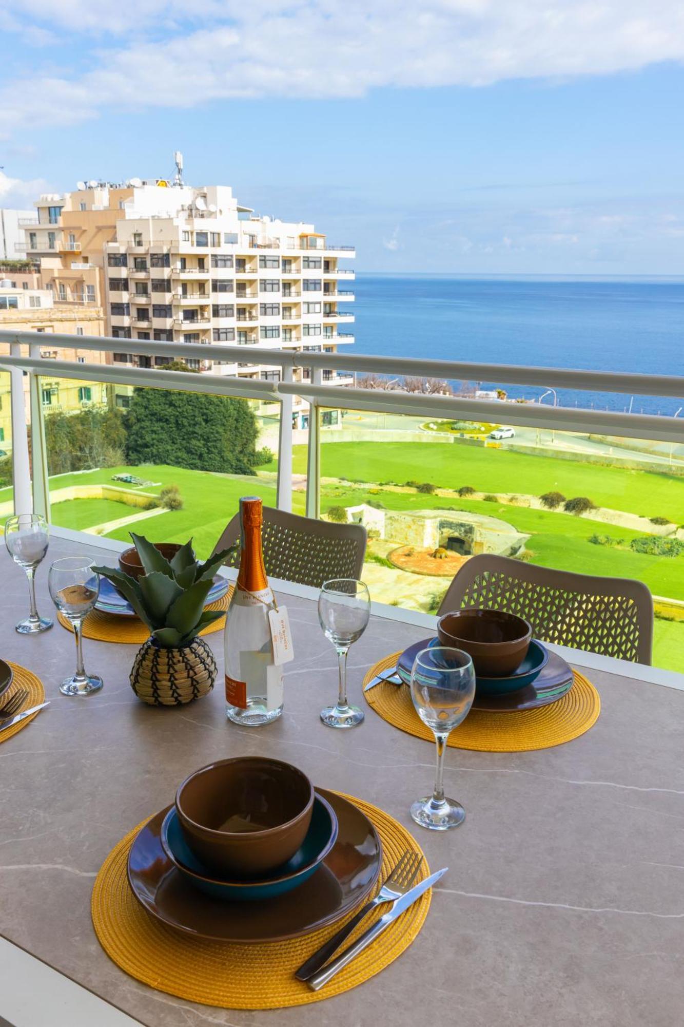 Luxury Seafront 3Br With Pool By Arcobnb Sliema Exterior foto